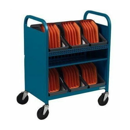 Bretford CUBE Transport Cart with Caddies - TVCT30CAD