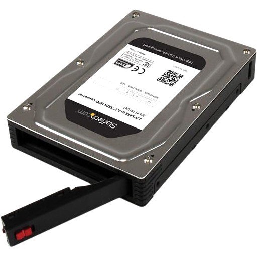 StarTech.com 2.5" to 3.5" SATA Aluminum Hard Drive Adapter Enclosure with SSD / HDD Height up to 12.5mm