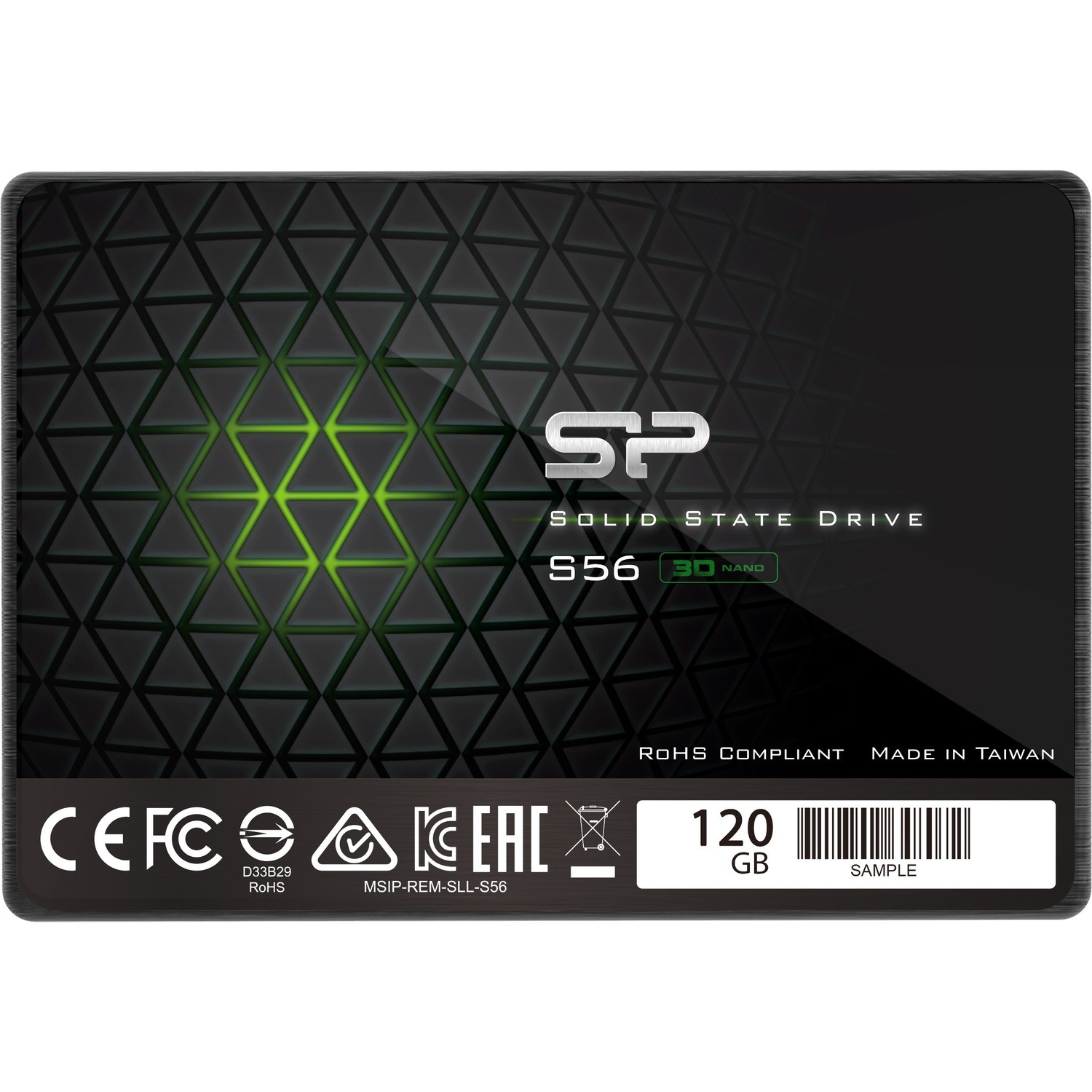 Silicon Power Slim S56 120 GB Solid State Drive - 2.5" Internal - SATA (SATA/600)