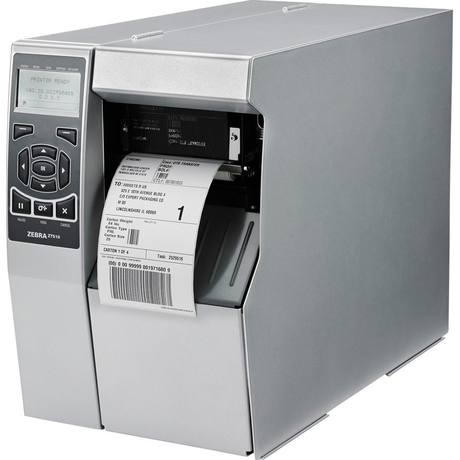 Zebra ZT510 Desktop Thermal Transfer Printer - Monochrome - Label Print - USB - Serial - Bluetooth - Near Field Communication (NFC)