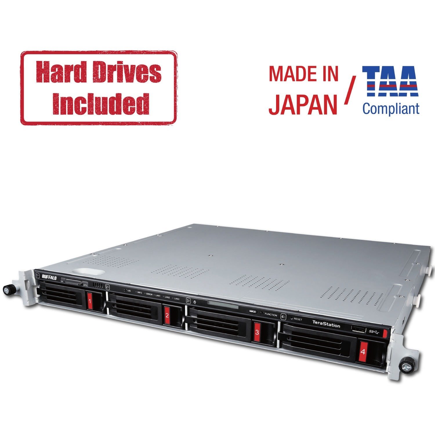 Buffalo TeraStation 5410RN Rackmount 24TB NAS Hard Drives Included