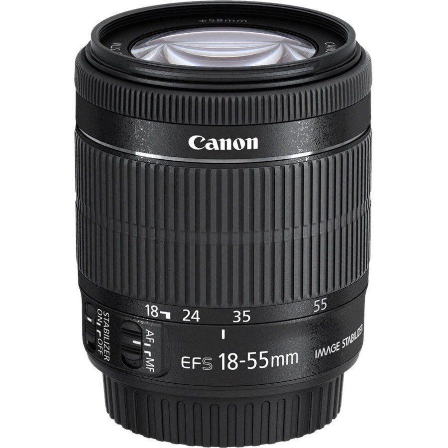 Canon - 18 mm to 55 mmf/5.6 - Standard Zoom Lens for Canon EF-S