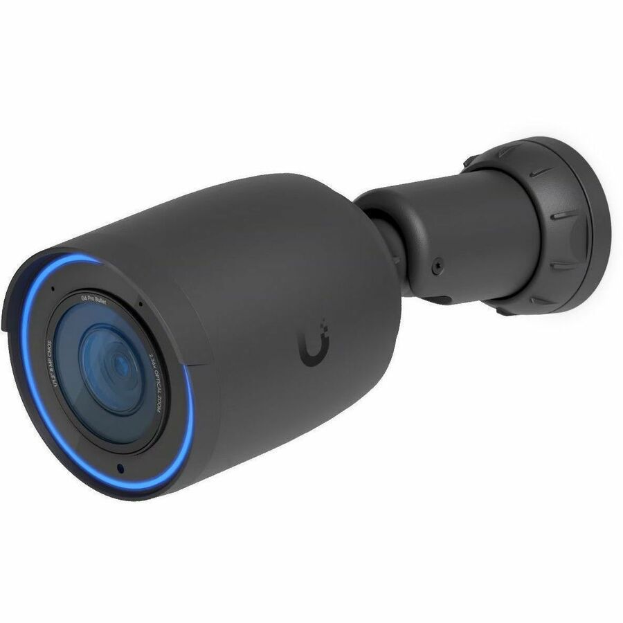 Ubiquiti G6 Pro Bullet,Black All-Weather 4K PoE+ Camera, Multi-TOPS Ai Engine, 2.36X Optical Zoom, Large 1/1.2'Cmos Sensor, Long-Range Ir Night Vision