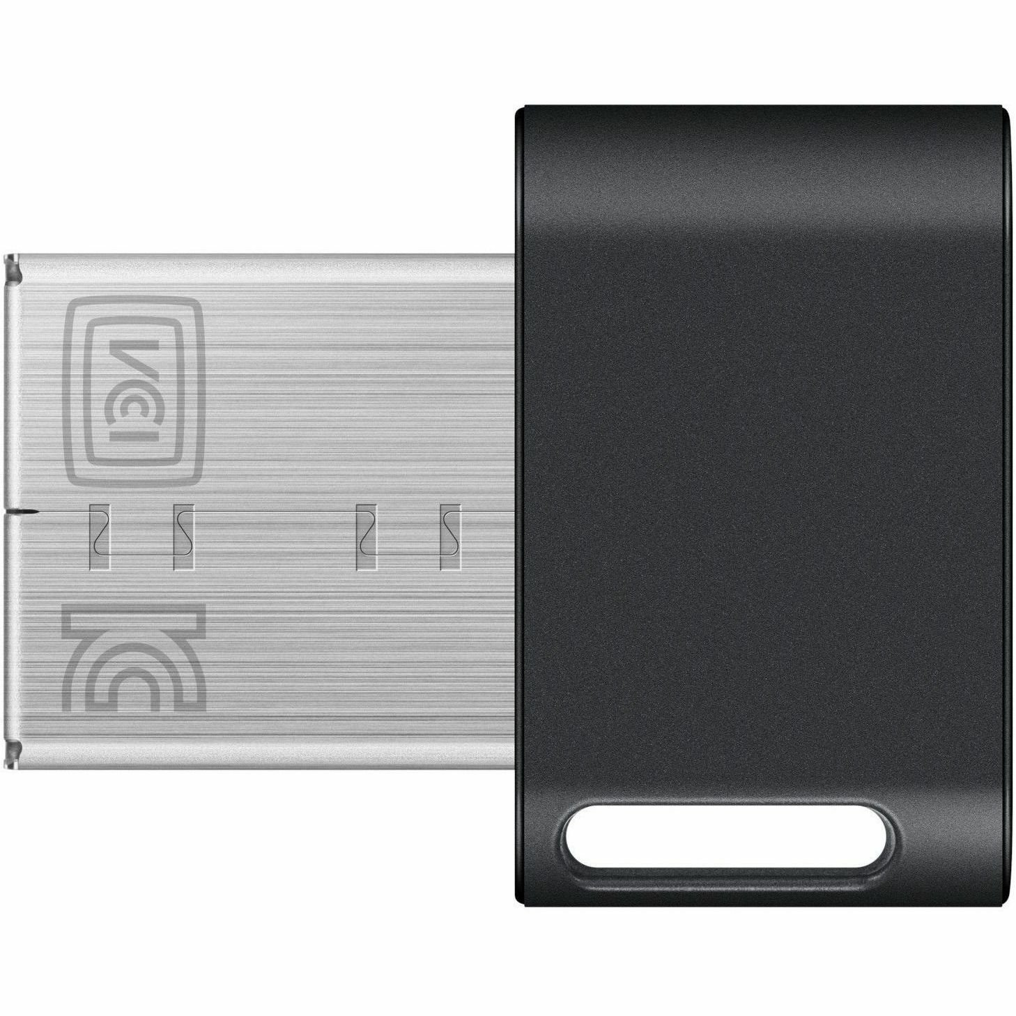 Samsung Fit Plus 512 GB USB 3.2 (Gen 1) Type A Flash Drive - Black