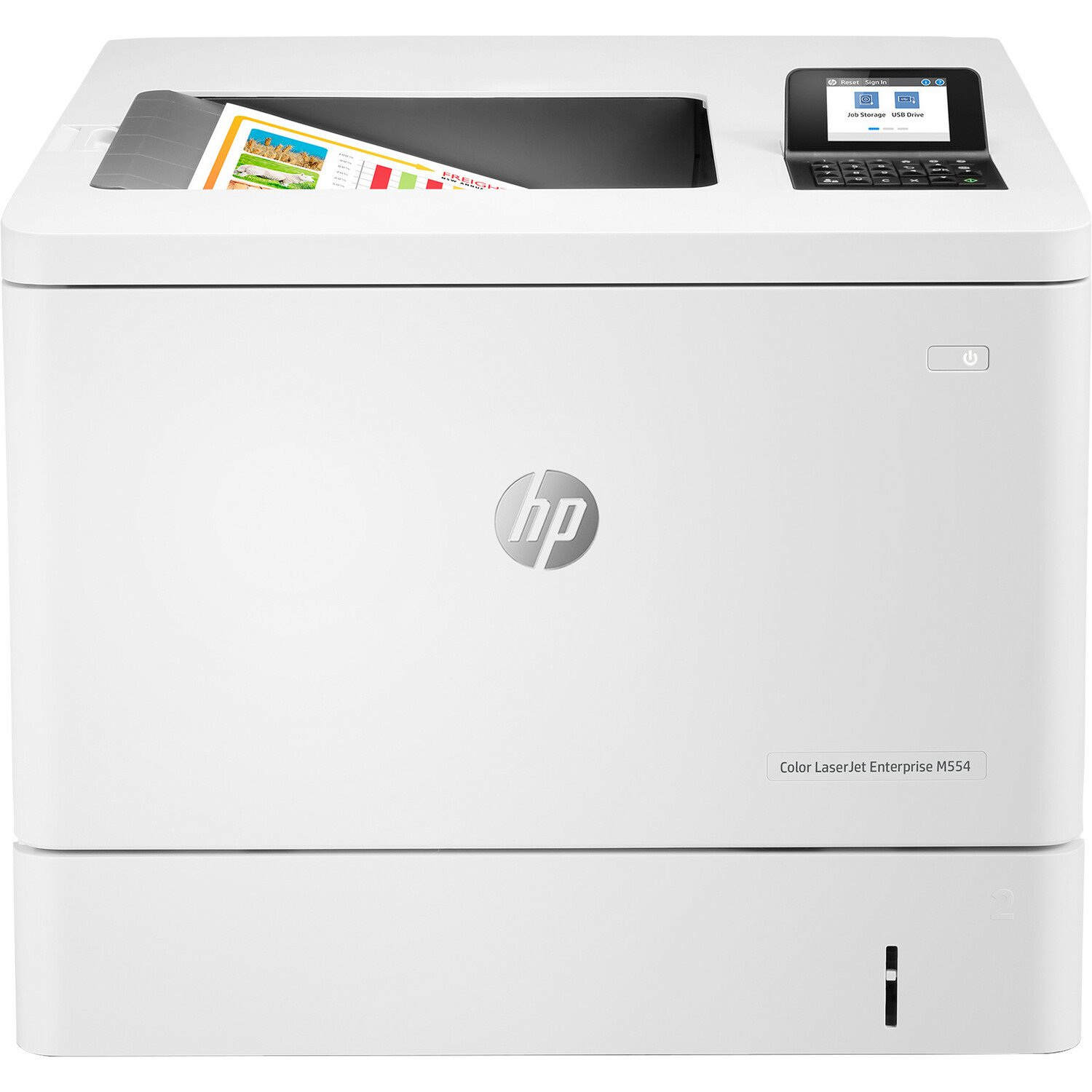 HP LaserJet Enterprise M554 M554dn Desktop Laser Printer - Colour