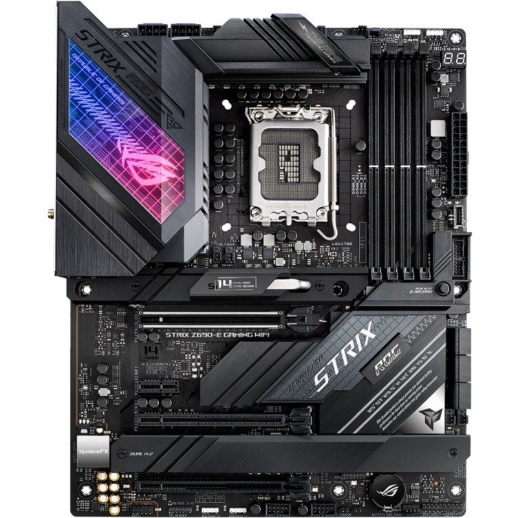 Asus Strix Z690-E GAMING WIFI Gaming Desktop Motherboard - Intel Z690 Chipset - Socket LGA-1700 - Intel Optane Memory Ready - ATX