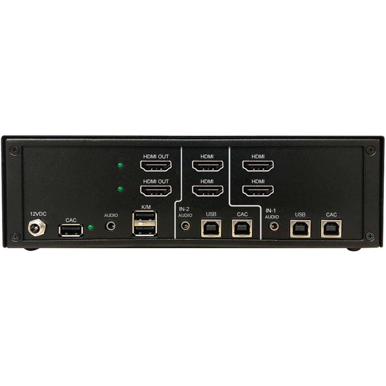 Tripp Lite by Eaton Secure KVM Switch, 2-Port, Dual Head, HDMI to HDMI, 4K, NIAP PP4.0, Audio, CAC, TAA