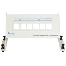 ICC Resi Mounting Panel, Blank, 6-Port