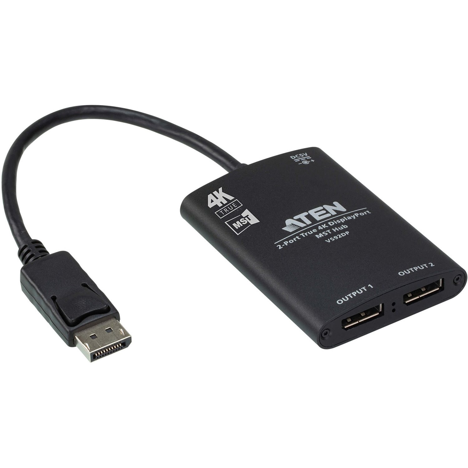 ATEN 2-Port True 4K DisplayPort MST Hub