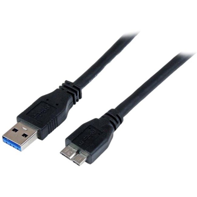 StarTech.com 1m (3ft) Certified SuperSpeed USB 3.0 (5Gbps) A to Micro B Cable - M/M