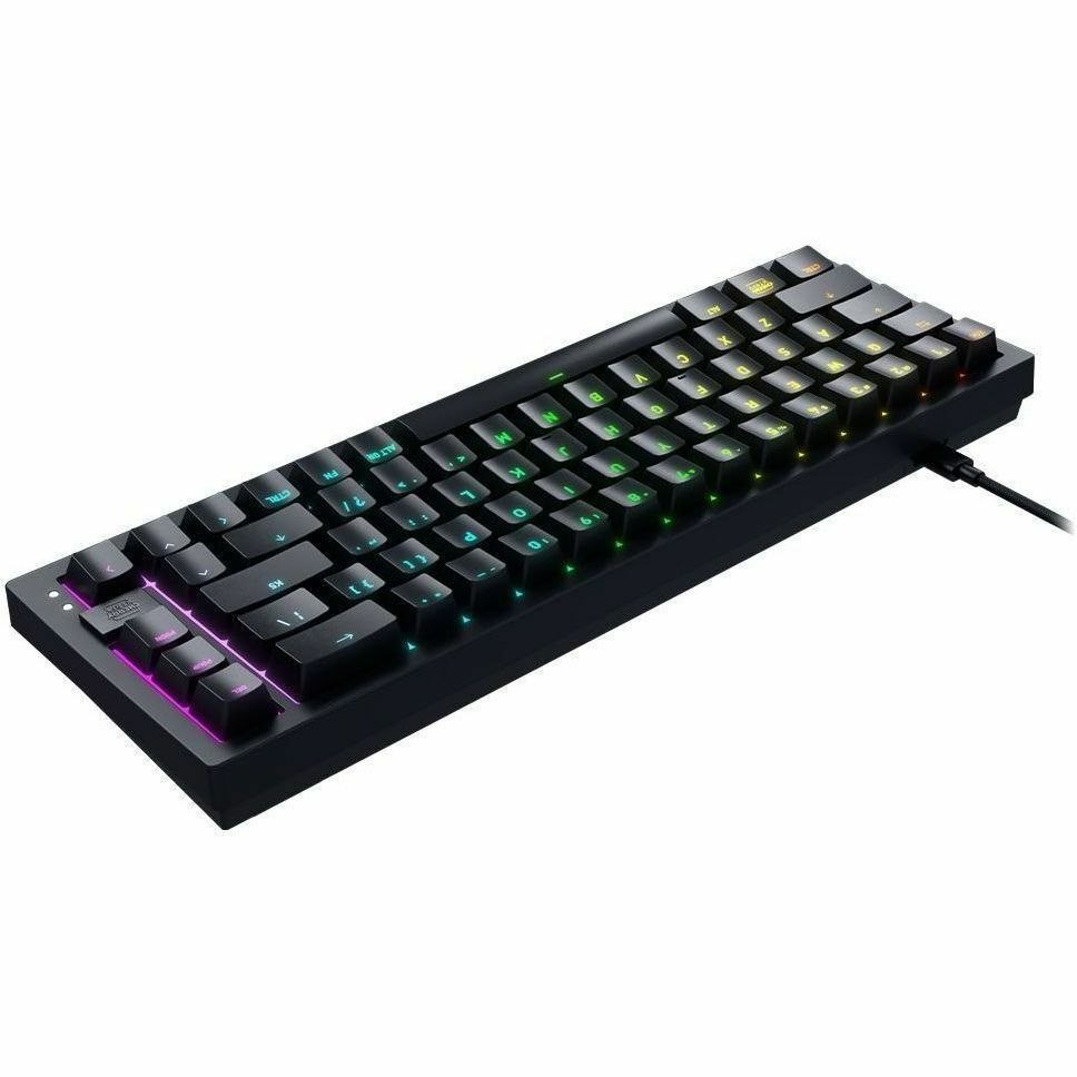 CHERRY XTRFY CX-K5V2-RGB-CPT Gaming Keyboard - Cable Connectivity - USB 3.0 Interface - RGB LED