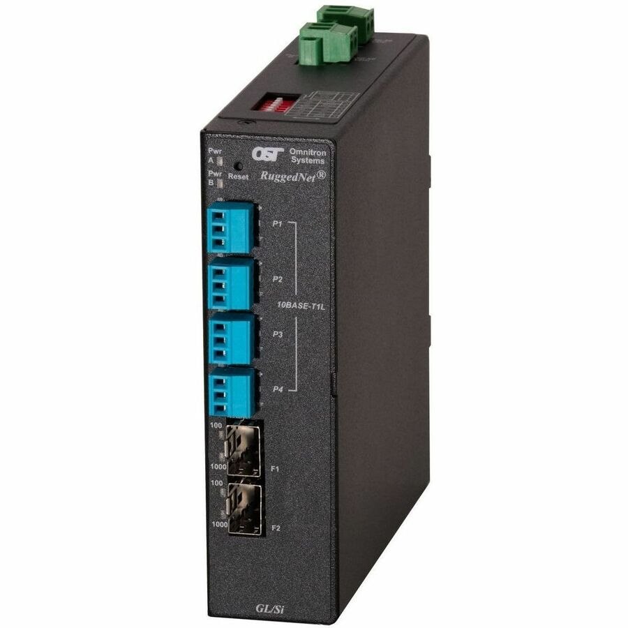 Omnitron Systems RuggedNet GL/Si Unmanaged Single Pair Ethernet Switch