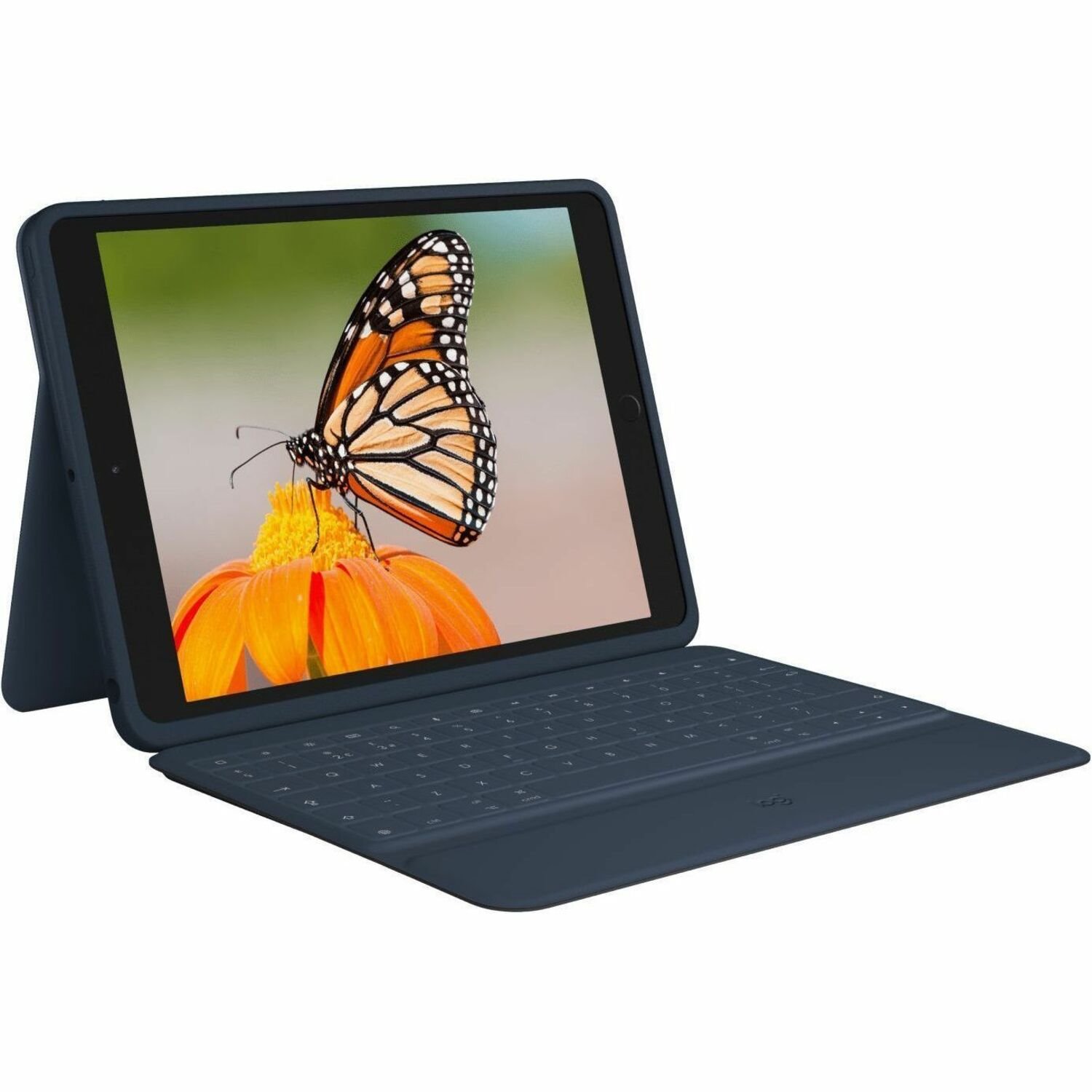 Logitech Rugged Combo 3 Rugged Keyboard/Cover Case for 25.9 cm (10.2") Apple iPad (7th Generation), iPad (8th Generation), iPad (9th Generation) Tablet - Classic Blue