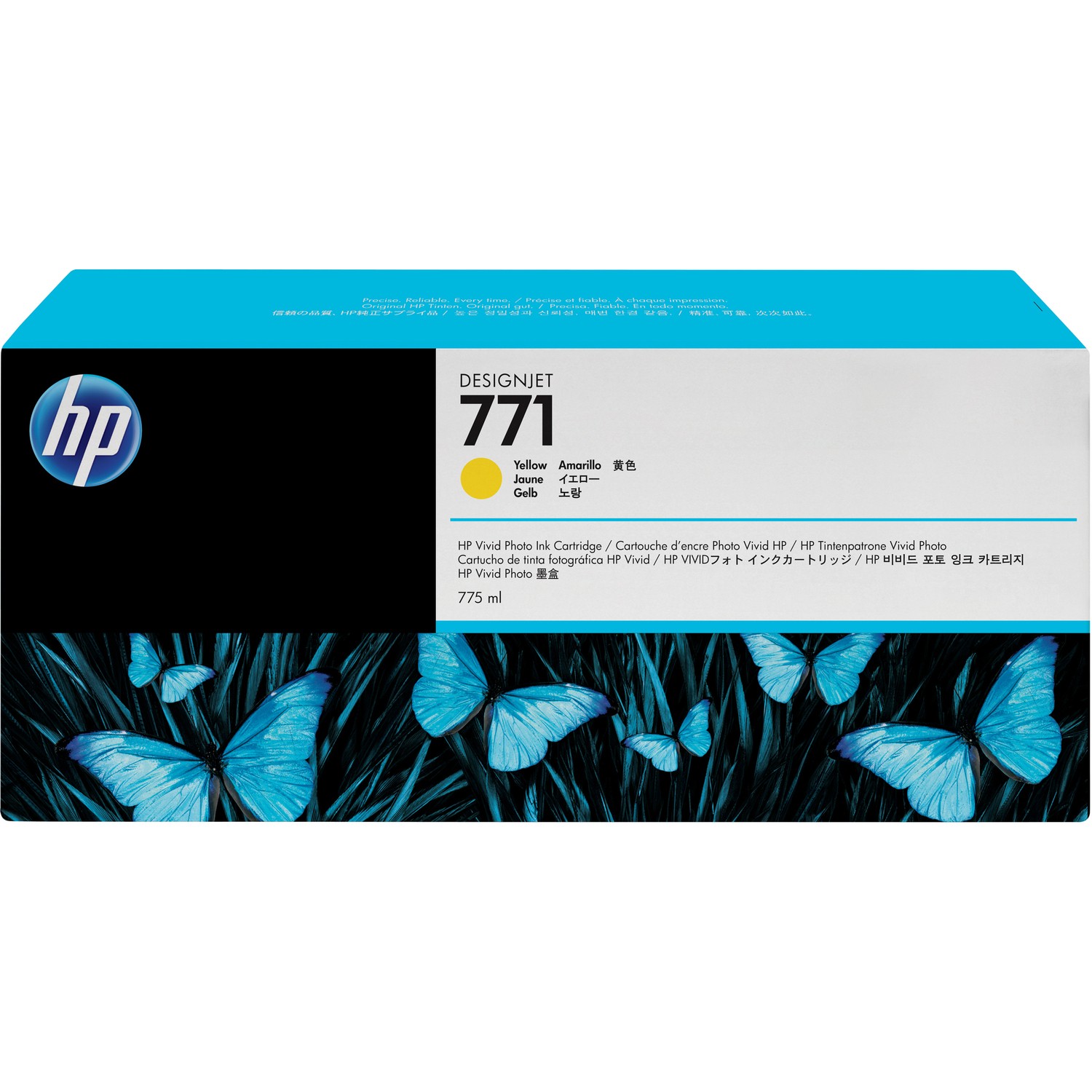 HP 771C Tintenstrahl Tintenpatrone - Gelb - Originaler Pack