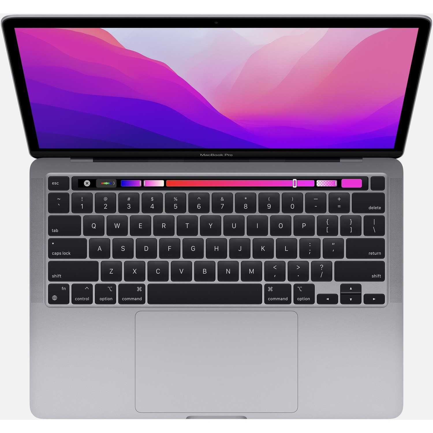 Apple MacBook Pro 13.3" Touchscreen Notebook - Apple M2 - 16 GB - 512 GB SSD - English Keyboard - Space Gray