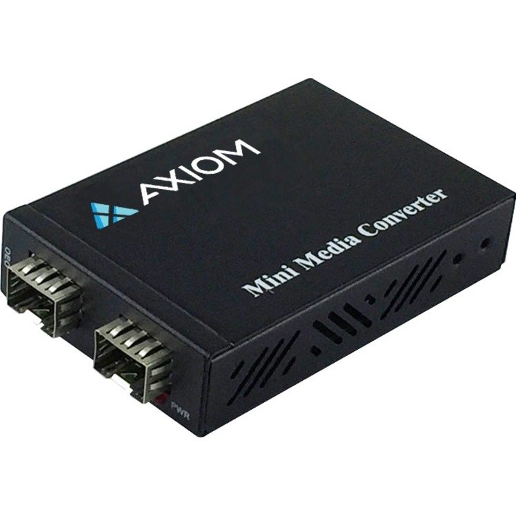 Axiom Mini 1000BASE-FX SFP to SFP (OEO) Optical Mode Media Converter