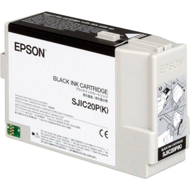 Epson SJIC20P(K) Original Inkjet Ink Cartridge - Black Pack
