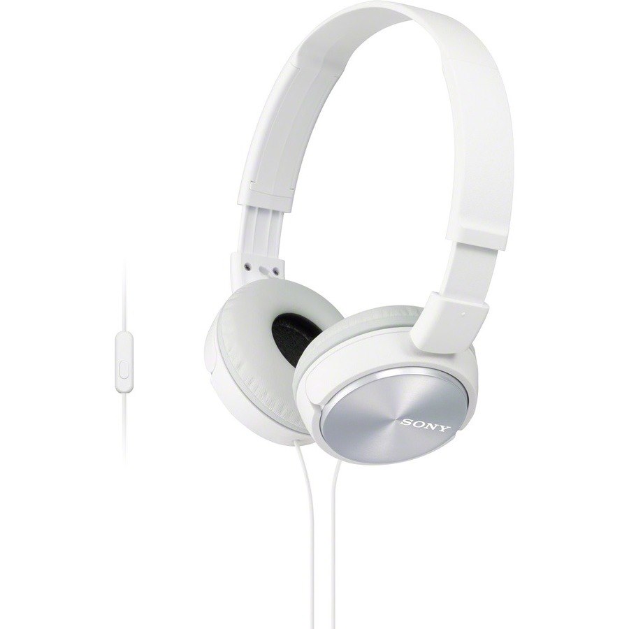 Sony MDR-ZX310APW Wired Over-the-head Stereo Headset - White