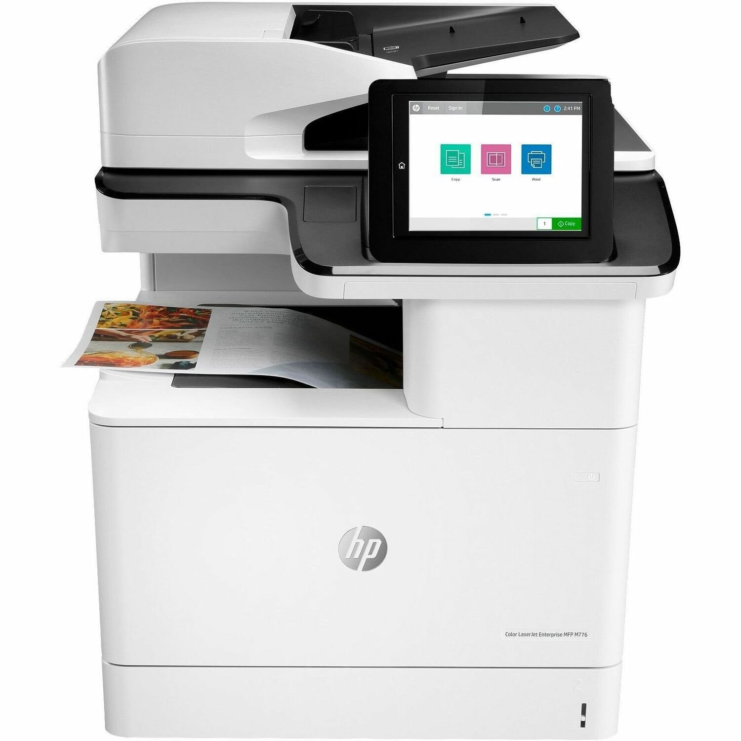 HP LaserJet Enterprise M776dn Wired Laser Multifunction Printer - Color