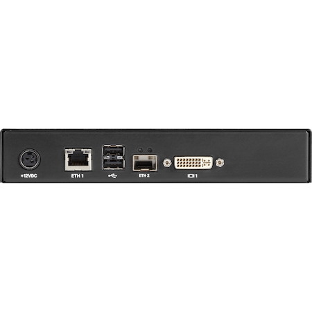 Emerald® PE KVM-over-IP - DVI-D, USB 2.0, Audio, PoE, Dual Network Ports RJ45 and SFP