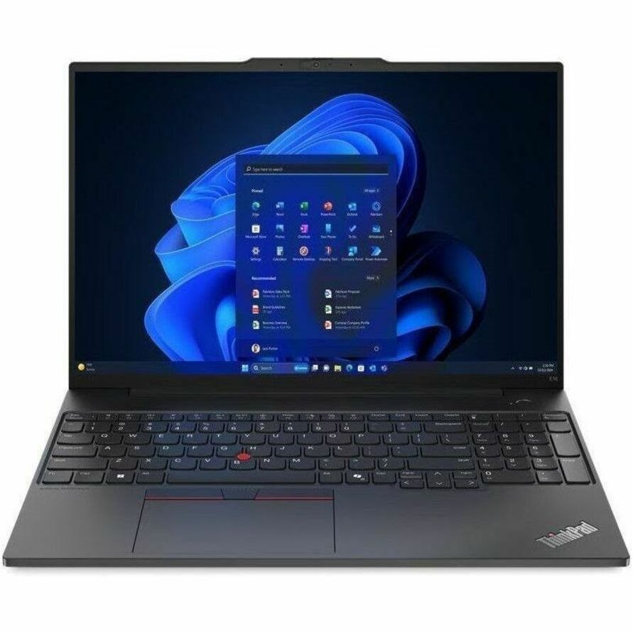 Lenovo ThinkPad E16 Gen 2 21MA0003US 16" Notebook - WUXGA - Intel Core Ultra 5 125U - 16 GB - 256 GB SSD - English Keyboard - Black