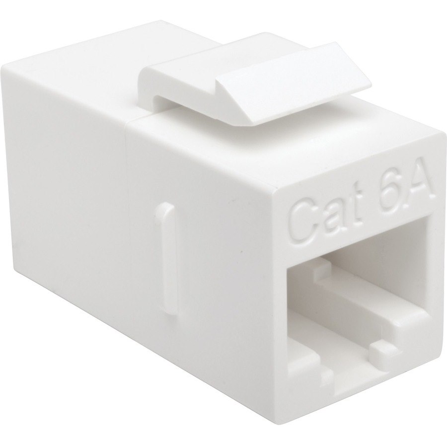 Eaton Tripp Lite Series Cat6a Straight-Through Modular In-Line Snap-In Coupler, (RJ45 F/F), TAA