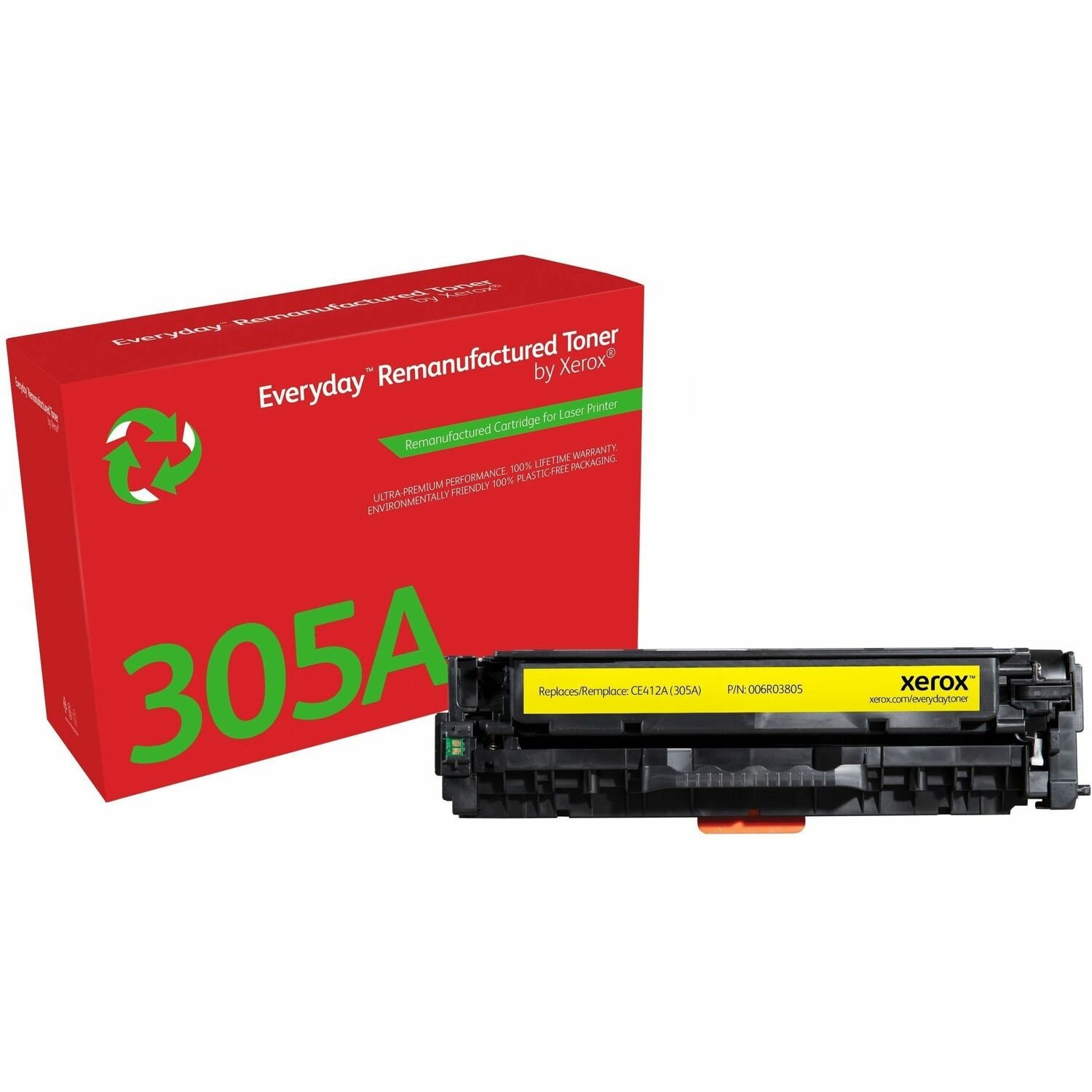 Xerox Everyday Standard Yield Laser Toner Cartridge 305A (CE412A) - Yellow - 1 / Pack