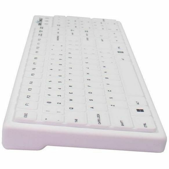 Seal Shield Seal Silk Pro SWK104 Keyboard - Cable Connectivity - USB Interface - White
