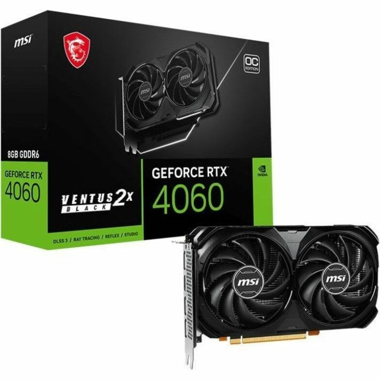 MSI NVIDIA GeForce RTX 4060 Graphic Card - 8 GB GDDR6