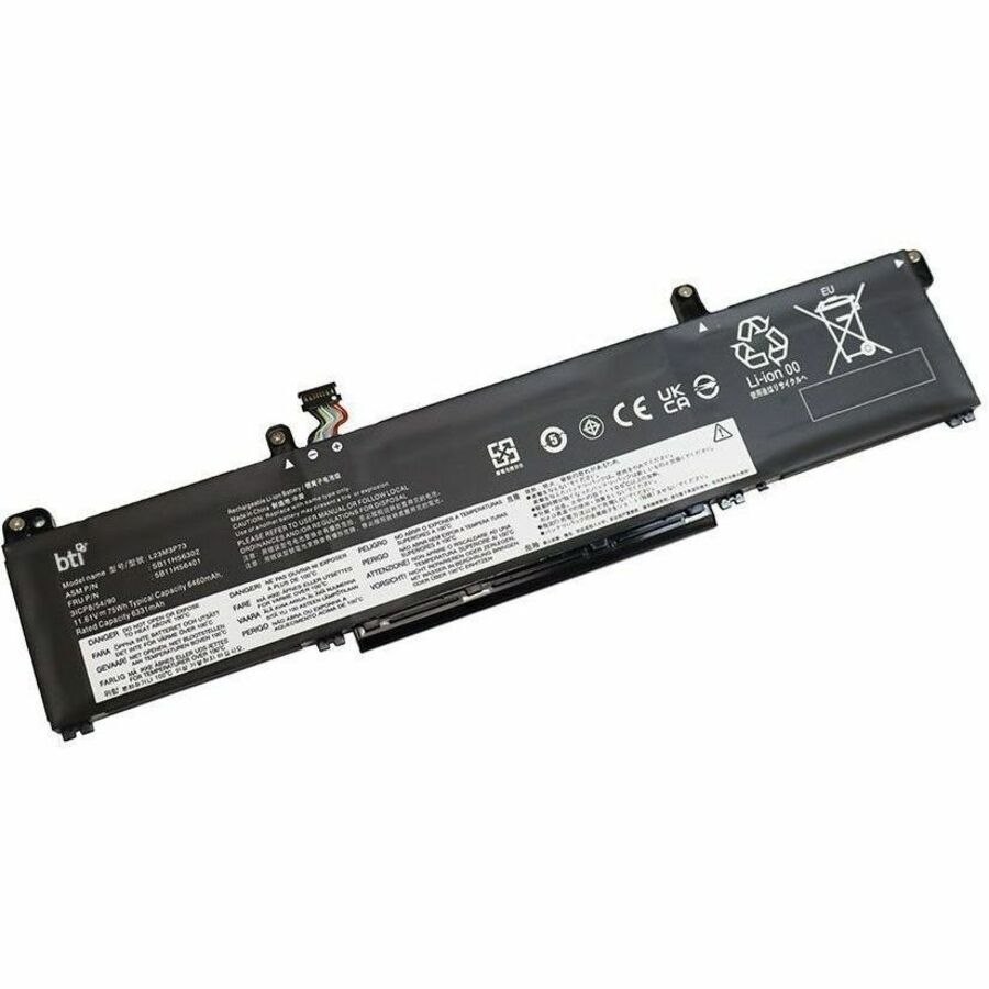 BTI 5B11H56401-BTI 3-CELL 11.61V LI-ION NOTEBOOK BATTERY FOR LENOVO THINKPAD P14S GEN 5, P14S GEN 5 21G2, P14S GEN 5 21G3, P16S GEN 3, P16S GEN 3 21KS, P16S GEN 3 21KT