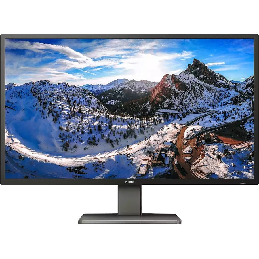 Philips 439P1 43" Class 4K UHD LCD Monitor - 16:9 - Textured Black