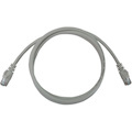 Eaton Tripp Lite Series Cat6a 10G Snagless Molded UTP Ethernet Cable (RJ45 M/M), PoE, White, 5 ft. (1.5 m)