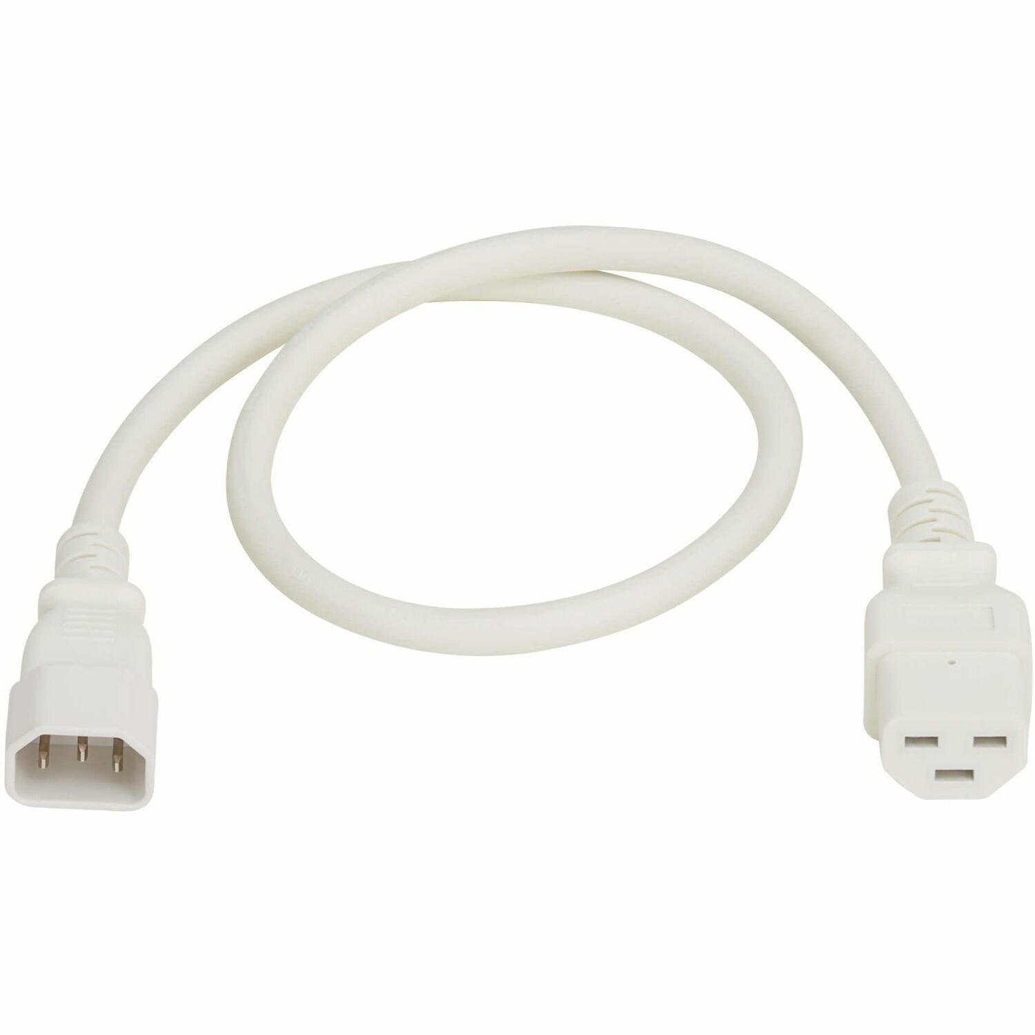 Eaton Tripp Lite Series Power Cord, C14 to C21 - Heavy-Duty, 15A, 250V, 14 AWG, 2.5 ft. (0.76 m), White