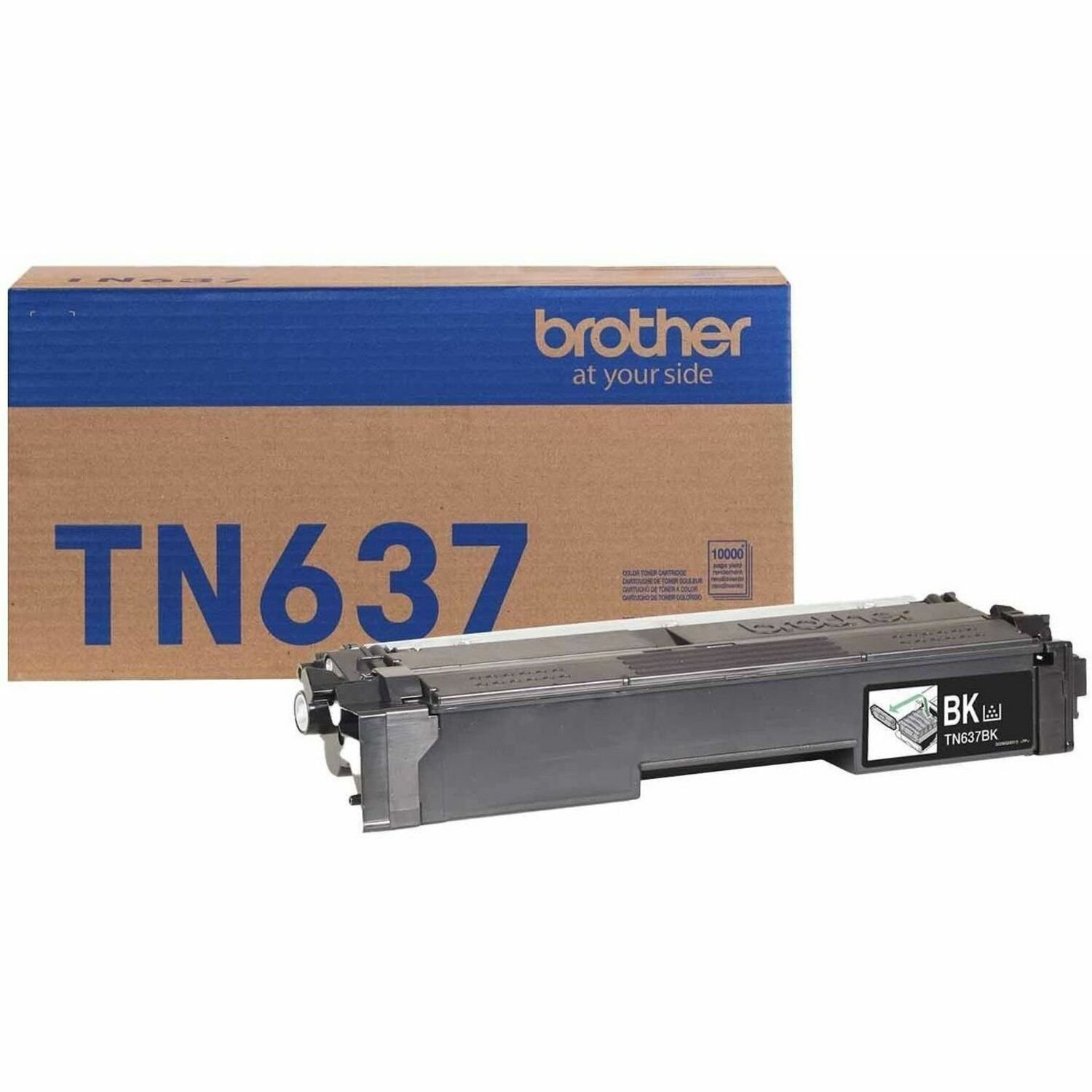 Brother TN637BK Original Ultra High Yield Laser Toner Cartridge - Black Pack