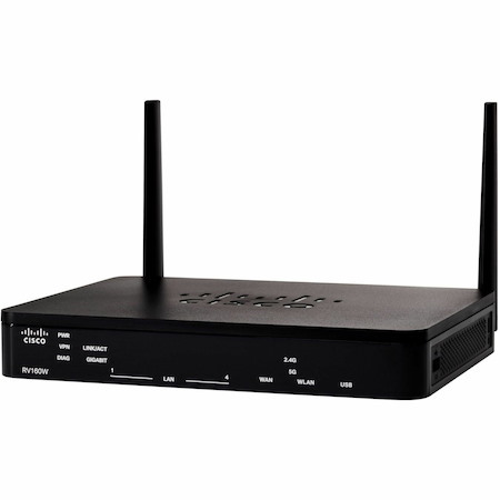 Cisco RV160W Wi-Fi 5 IEEE 802.11ac Ethernet Wireless Router - Refurbished