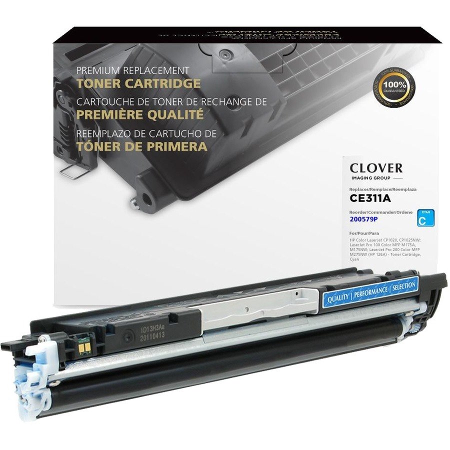 Clover Imaging Remanufactured Cyan Toner Cartridge for HP 126A (CE311A)