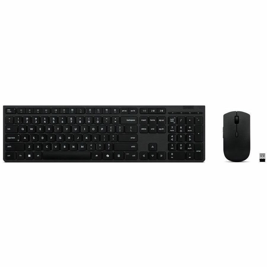 Lenovo Professional Wireless Rechargeable Combo Keyboard and Mouse -French Canadian 445