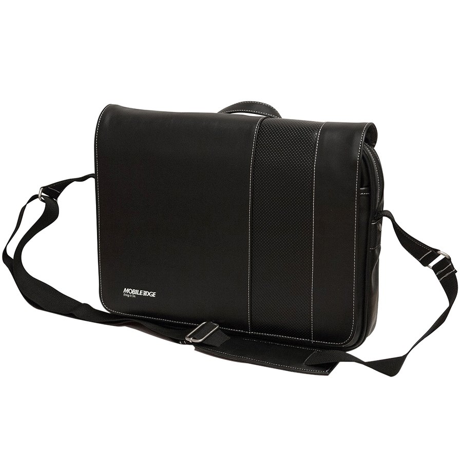 Mobile Edge Slimline Carrying Case (Messenger) for 14.1" Apple iPad Ultrabook - Black, White