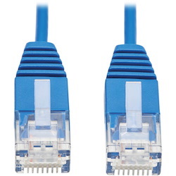Eaton Tripp Lite Series Cat6a 10G Molded Ultra-Slim UTP Ethernet Cable (RJ45 M/M), Blue, 10 ft. (3.05 m)