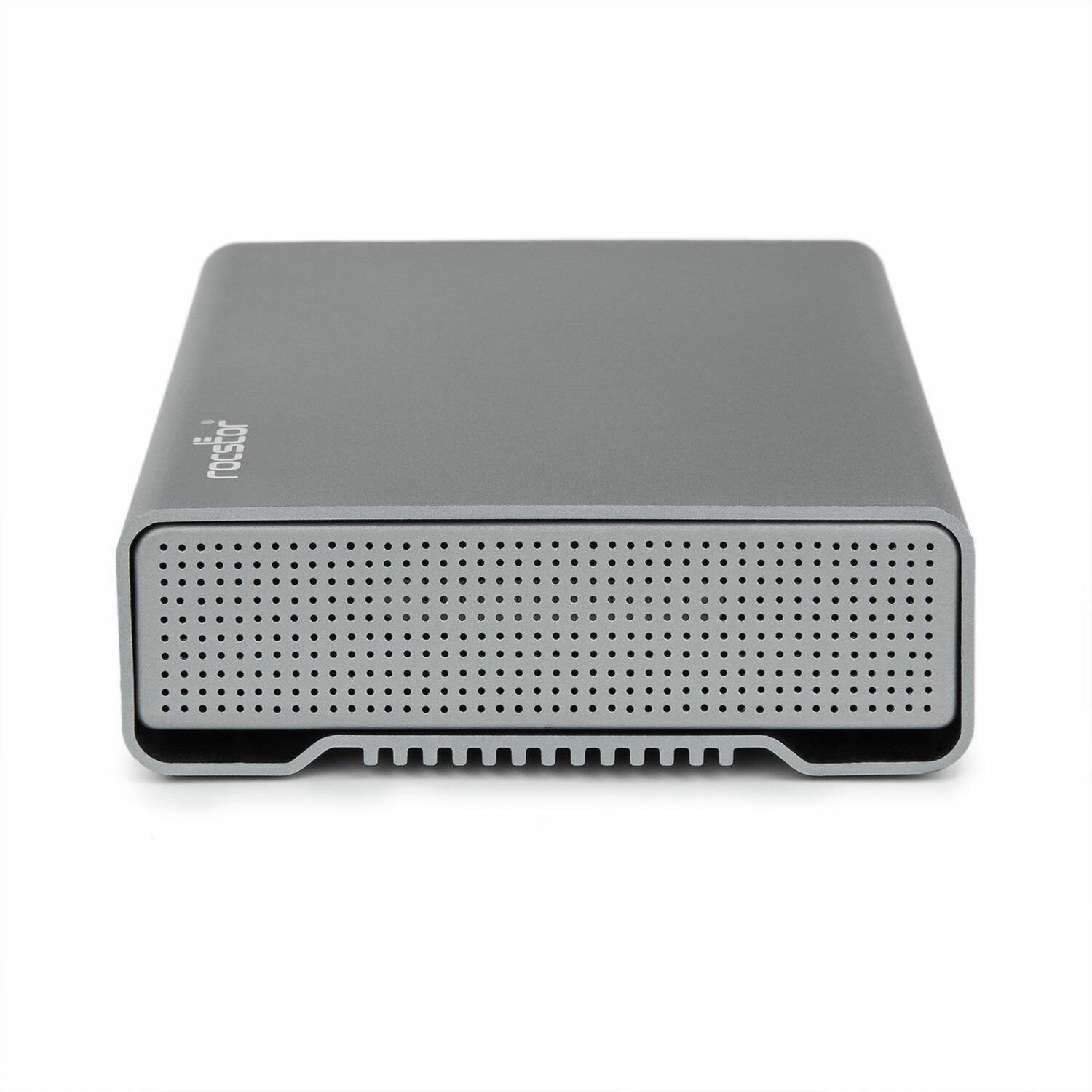 Rocstor Rocpro D90 24 TB Desktop Rugged Hard Drive - 3.5" External - SATA (SATA/600) - Aluminum Gray