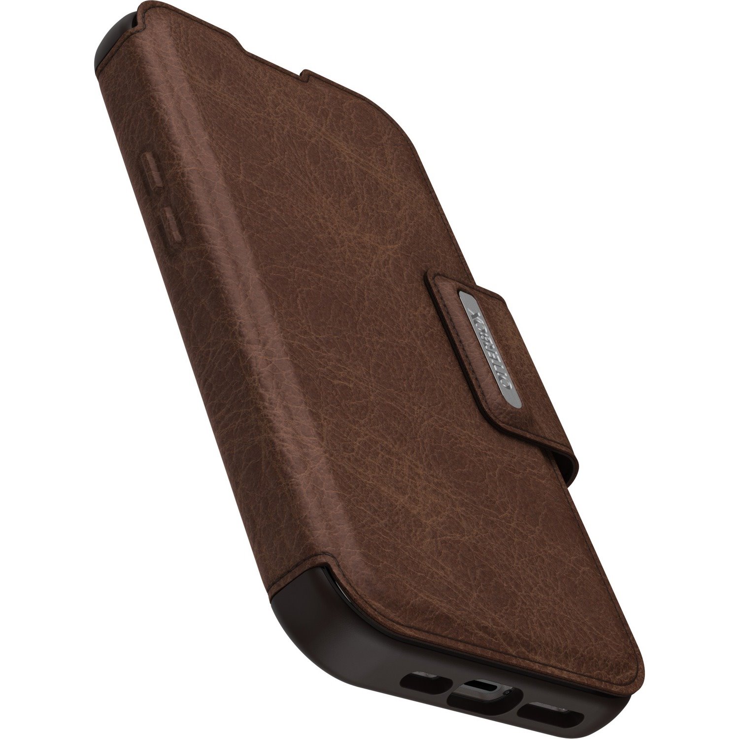 OtterBox Strada Carrying Case (Folio) Apple iPhone 14 Pro Smartphone - Espresso (Brown)