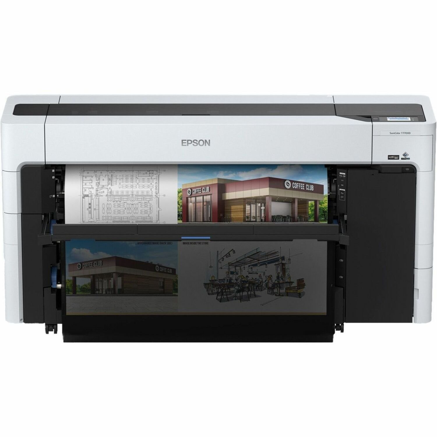 Epson SureColor SC-T7700D PostScript A1 Inkjet grootformaat printer - Kleur