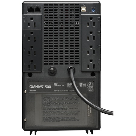 Eaton Tripp Lite Series OmniVS 120V 1500VA 940W Line-Interactive UPS, Tower, USB port