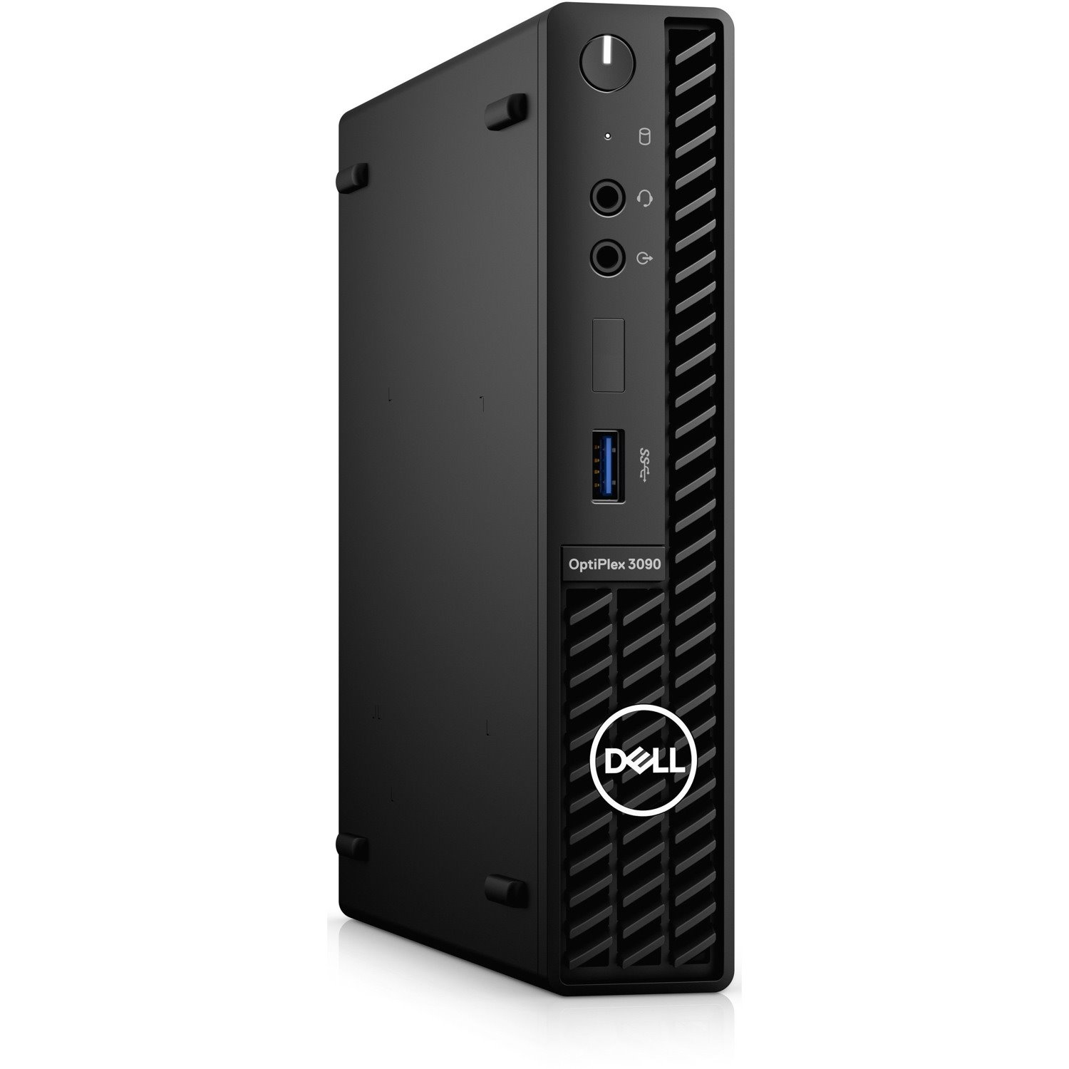 Dell OptiPlex 3000 3090 Desktop Computer - Intel Core i5 10th Gen i5-10500T - 8 GB - 256 GB SSD - Micro PC - Black