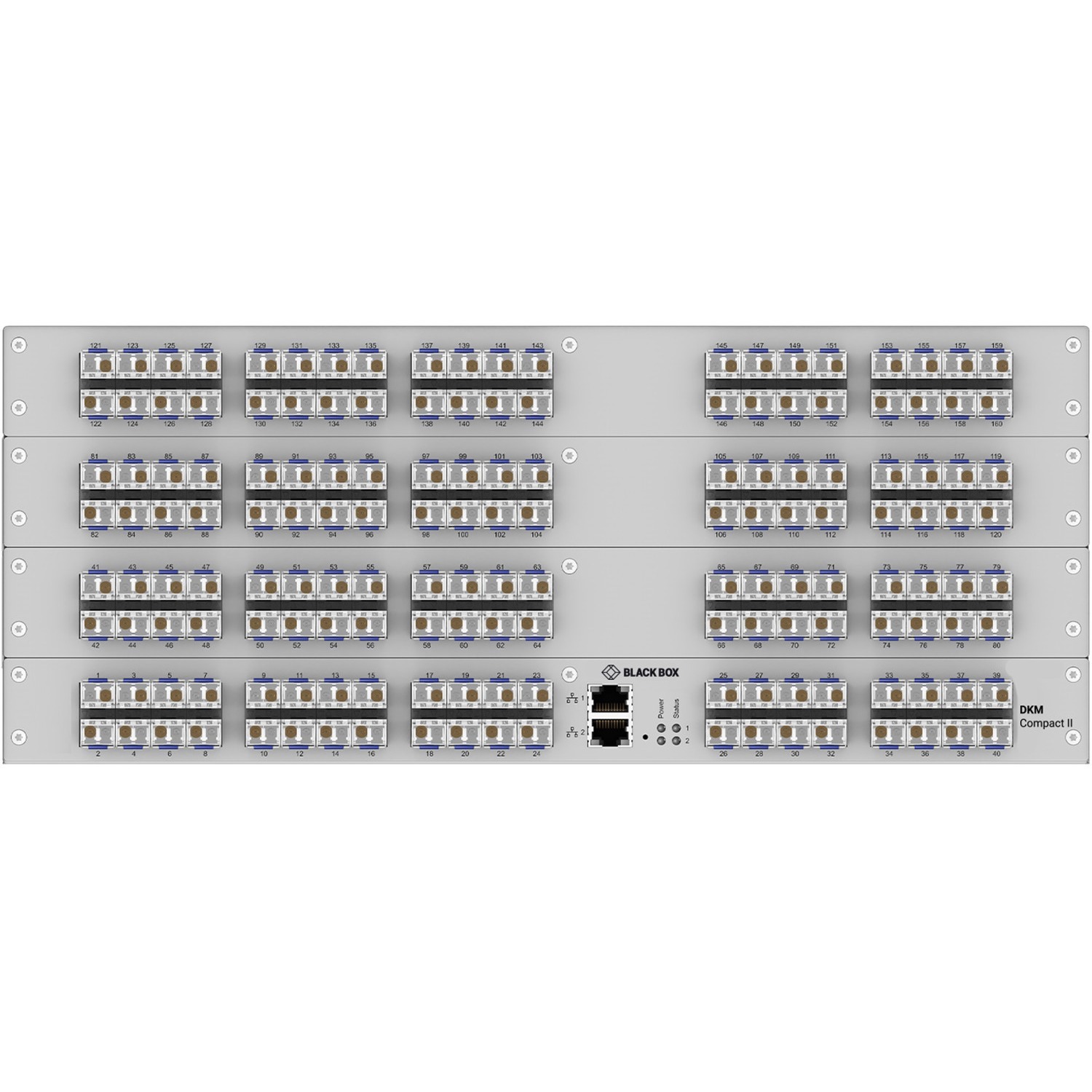 Black Box DKM Compact II KVM Matrix Switch - Fiber