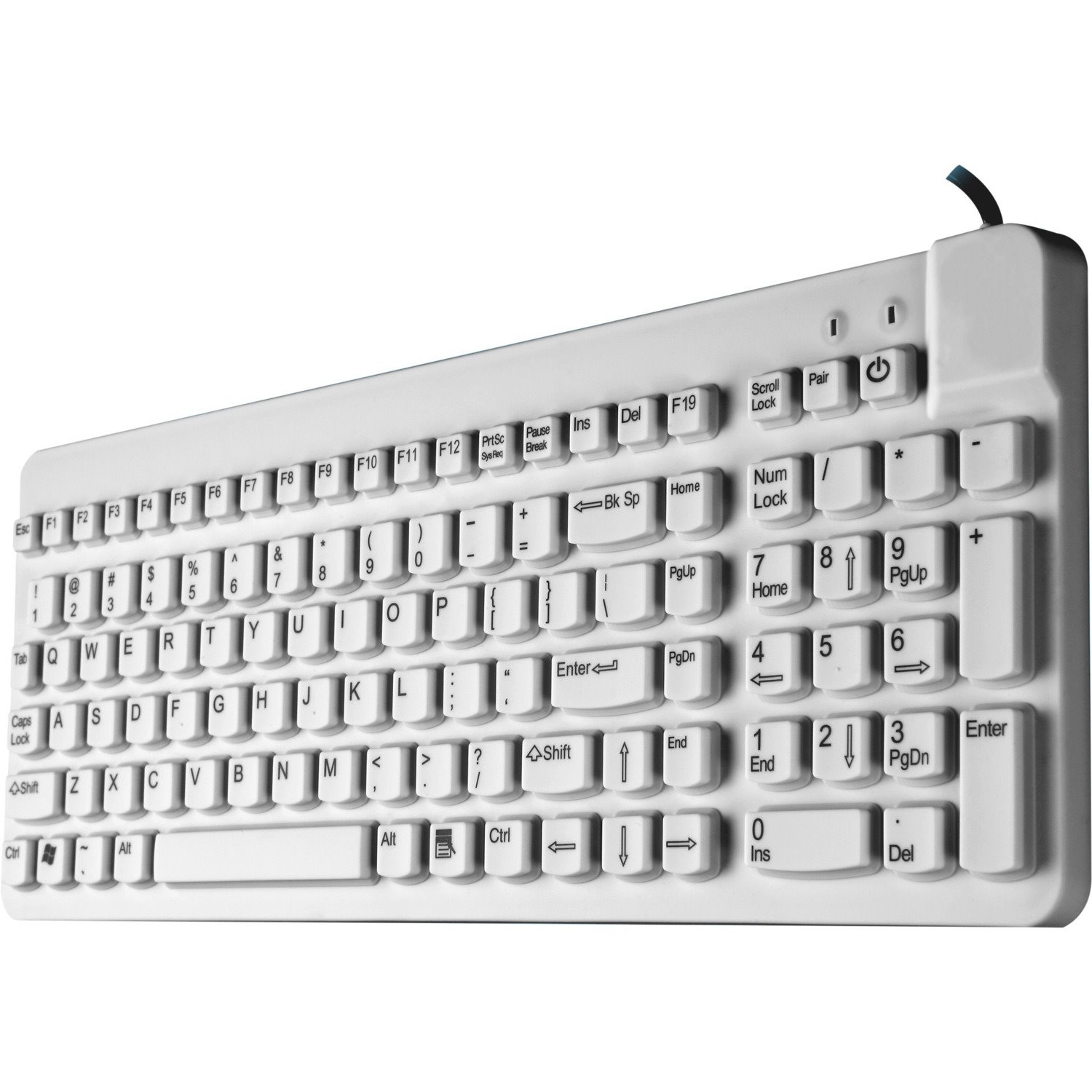 Man & Machine Premium Full Size Waterproof Disinfectable Keyboard