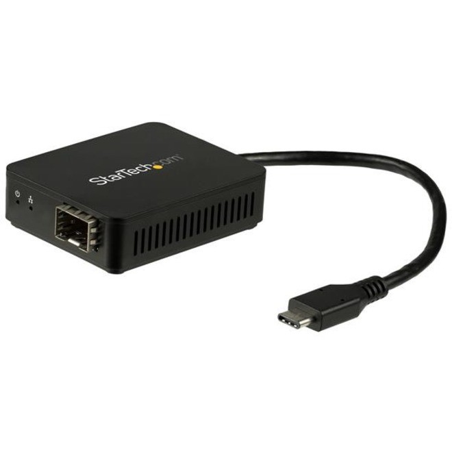 STARTECH USB C TO FIBER OPTIC CONVERTER - OPEN SFP