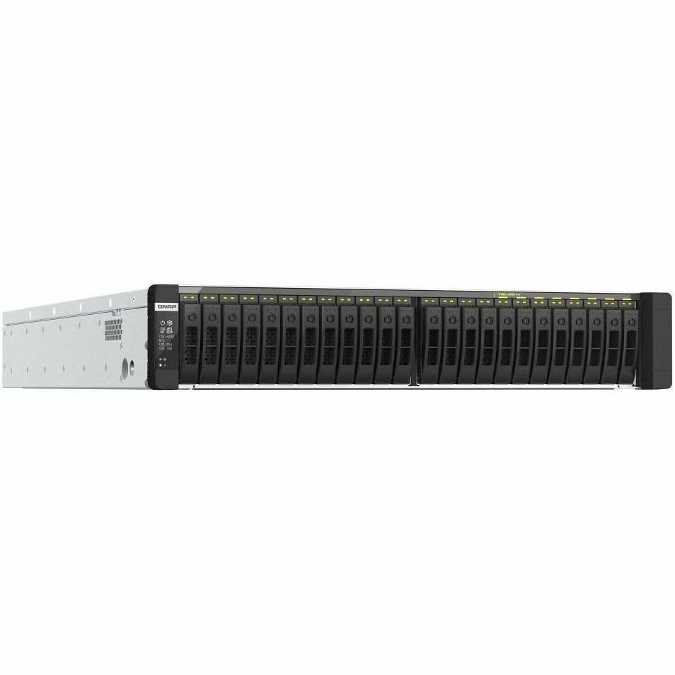 Qnap 24-Bay NVMe U.2 Nas(No Disk) Xeon 4314 3.4GHz, 512GB, 2.5GbE(4), Usb 3.2(4), RP, 2U,