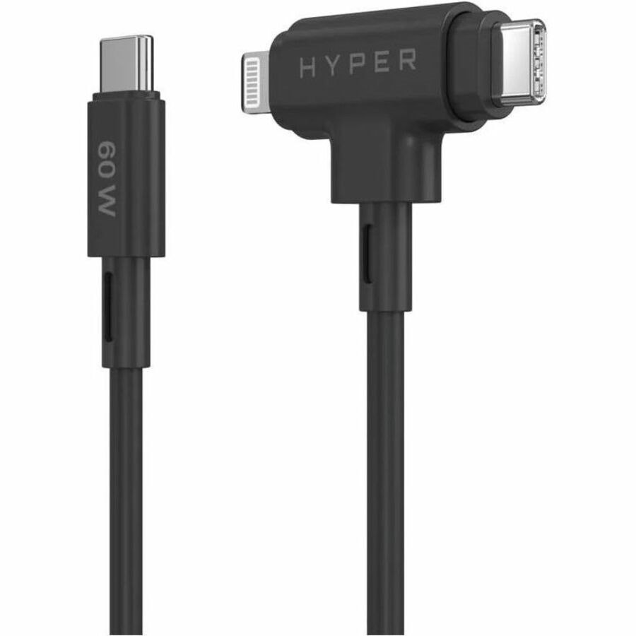 Hyper HyperJuice HJ4010BKGL 1.52 m Lightning/USB-C Data Transfer Cable