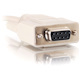 C2G 15ft DB9 F/F Cable - Beige